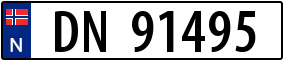Truck License Plate